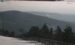 Lysá hora, pohled na východ