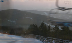 Lysá hora, pohled na východ