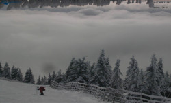 Lysá hora, pohled na východ