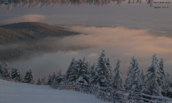 Lysá hora, pohled na východ