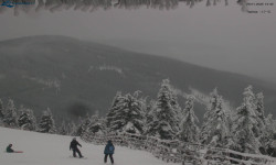 Lysá hora, pohled na východ