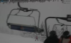 Lysá hora, pohled na východ