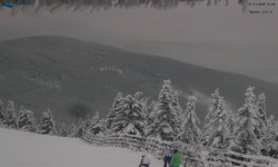 Lysá hora, pohled na východ