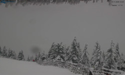 Lysá hora, pohled na východ