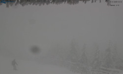 Lysá hora, pohled na východ