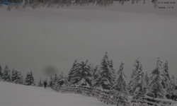 Lysá hora, pohled na východ