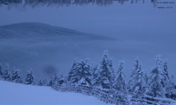 Lysá hora, pohled na východ