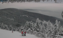 Lysá hora, pohled na východ