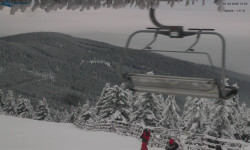 Lysá hora, pohled na východ