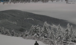 Lysá hora, pohled na východ