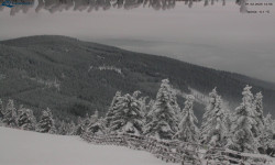 Lysá hora, pohled na východ