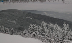 Lysá hora, pohled na východ