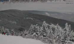 Lysá hora, pohled na východ