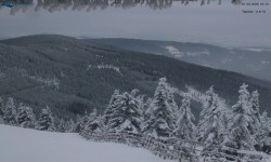 Lysá hora, pohled na východ