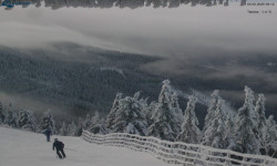 Lysá hora, pohled na východ