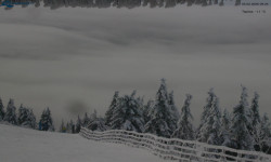 Lysá hora, pohled na východ