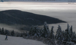 Lysá hora, pohled na východ