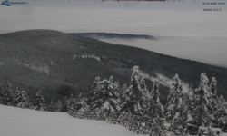 Lysá hora, pohled na východ