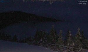 Město Rokytnice nad Jizerou - Lysá hora, pohled na východ - 7.2.2026 v 06:45