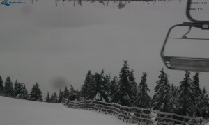 Město Rokytnice nad Jizerou - Lysá hora, pohled na východ - 7.2.2026 v 09:00