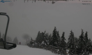 Město Rokytnice nad Jizerou - Lysá hora, pohled na východ - 7.2.2026 v 11:00