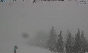 Město Rokytnice nad Jizerou - Lysá hora, pohled na východ - 7.2.2026 v 12:15