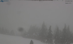 Město Rokytnice nad Jizerou - Lysá hora, pohled na východ - 7.2.2026 v 12:45