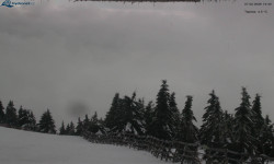 Lysá hora, pohled na východ