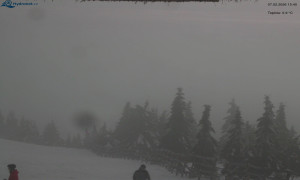 Město Rokytnice nad Jizerou - Lysá hora, pohled na východ - 7.2.2026 v 15:45