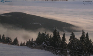 Město Rokytnice nad Jizerou - Lysá hora, pohled na východ - 7.2.2026 v 16:30