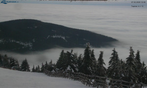 Město Rokytnice nad Jizerou - Lysá hora, pohled na východ - 7.2.2026 v 16:45