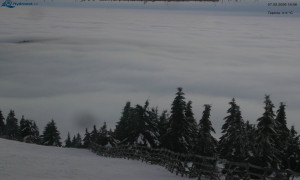 Město Rokytnice nad Jizerou - Lysá hora, pohled na východ - 7.2.2026 v 17:00