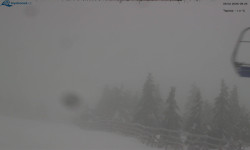 Lysá hora, pohled na východ