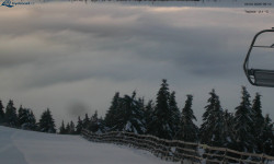 Lysá hora, pohled na východ