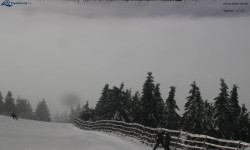 Lysá hora, pohled na východ