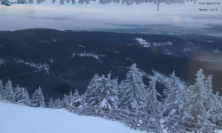 Lysá hora, pohled na východ