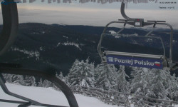 Lysá hora, pohled na východ