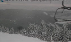 Lysá hora, pohled na východ