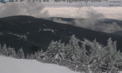 Lysá hora, pohled na východ