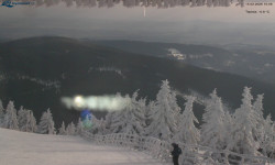 Lysá hora, pohled na východ