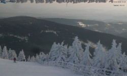 Lysá hora, pohled na východ