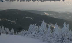 Lysá hora, pohled na východ