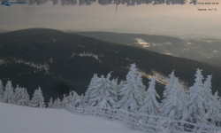 Lysá hora, pohled na východ