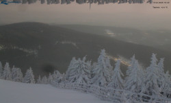 Lysá hora, pohled na východ