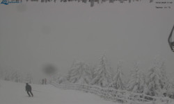 Lysá hora, pohled na východ