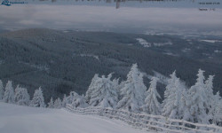 Lysá hora, pohled na východ