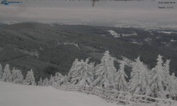 Lysá hora, pohled na východ