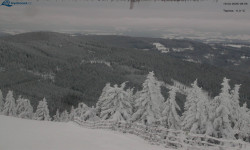 Lysá hora, pohled na východ