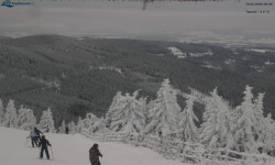 Lysá hora, pohled na východ