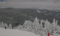 Lysá hora, pohled na východ